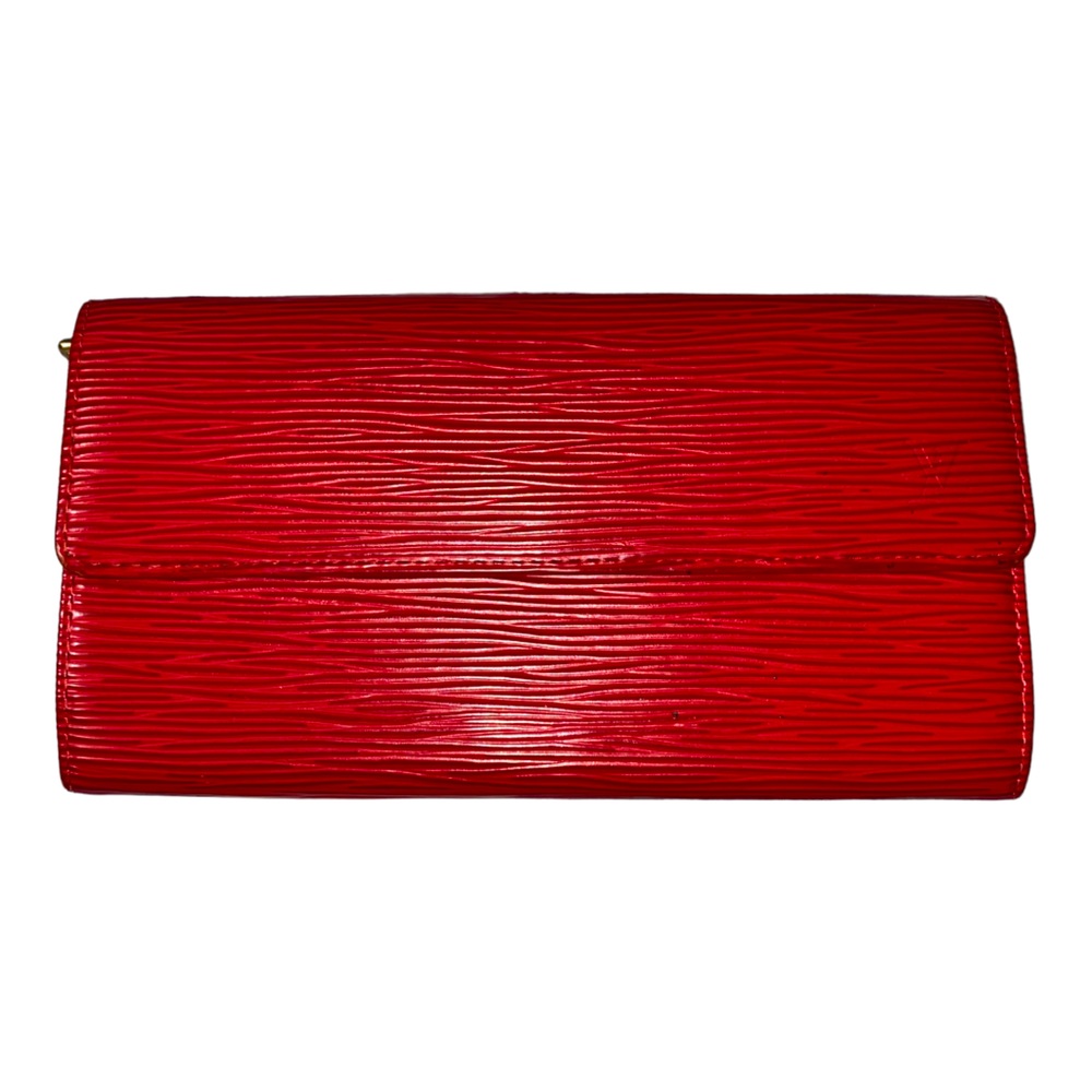 Gorgeous Red Louis Vuitton Epi Wallet
